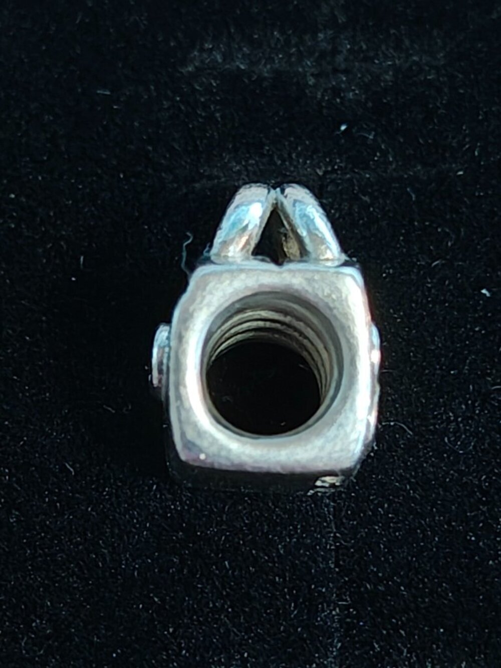 Authentic Pandora Purse with Pink CZ Charm – 790309PCZ Sterling Silver (Retired) - Picture 6 of 7